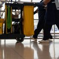 cleaners working