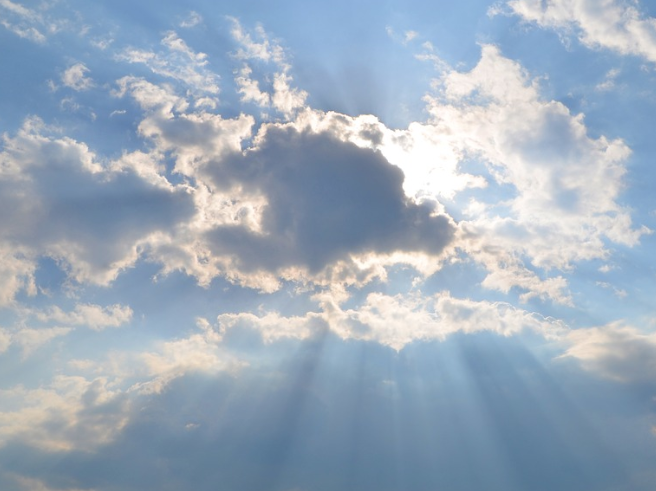 Clouds and sun