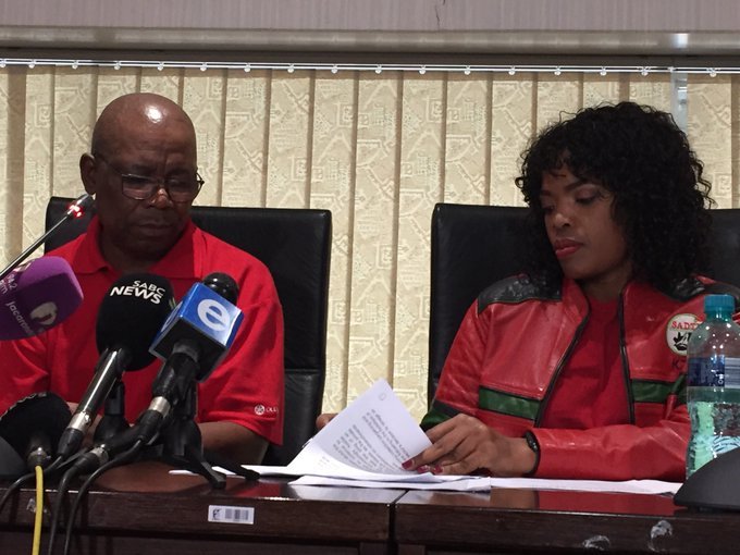 Zingiswa Losi and Bheki Ntshalintshali on finance minister