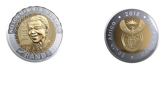 Nelson Mandela centenary coins