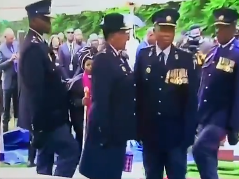 cops at mapony's funeral