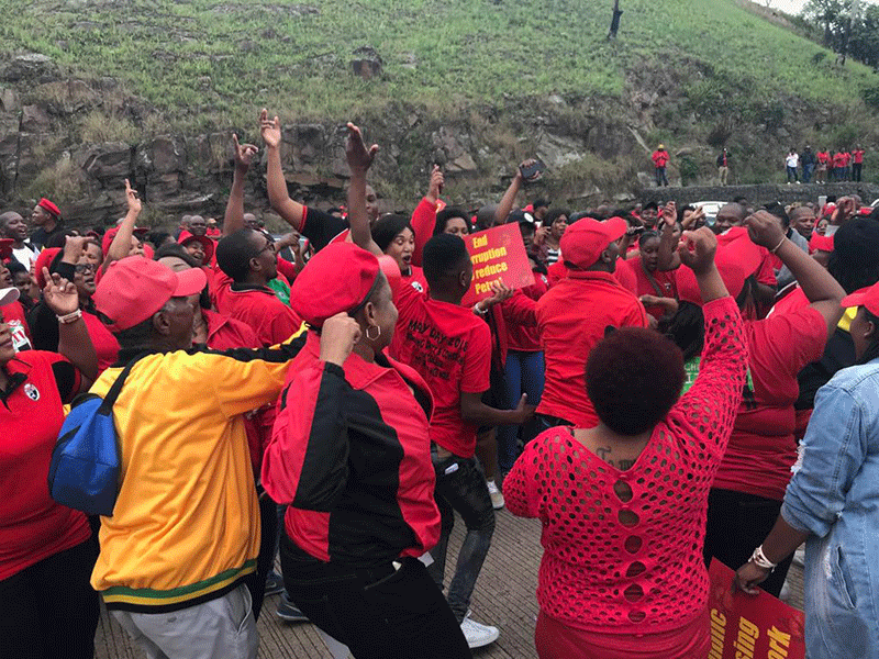 Cosatu-led fuel march on N3, near Mariannhill Toll Plaza