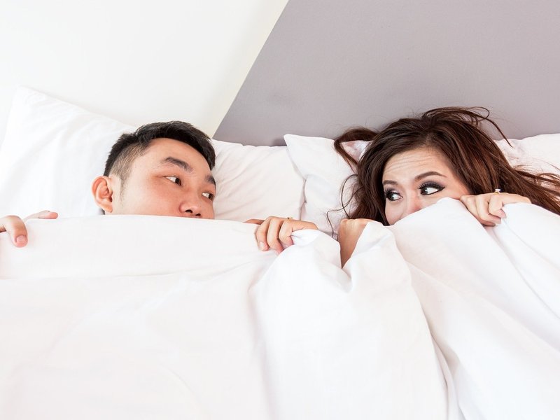 couple in bed