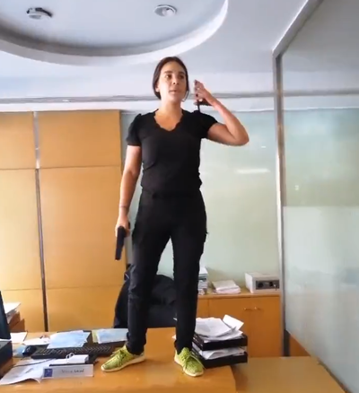 Woman Robs Bank WATCH: Lebanese woman robs bank to pay for sister's cancer treatment