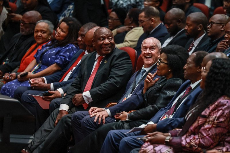 Cyril Ramaphosa and Roelf Meyer