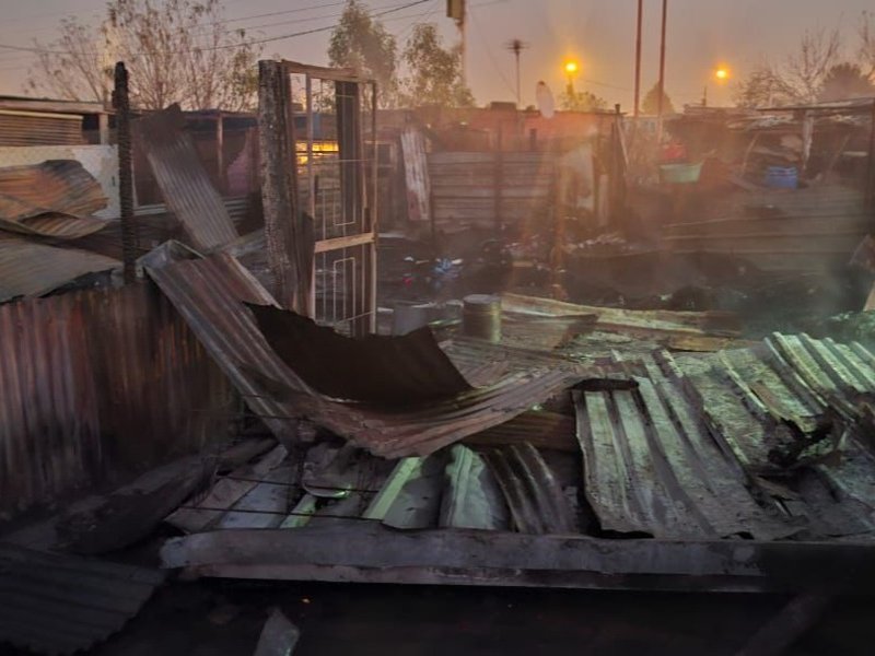 Shack fire in Ekurhuleni
