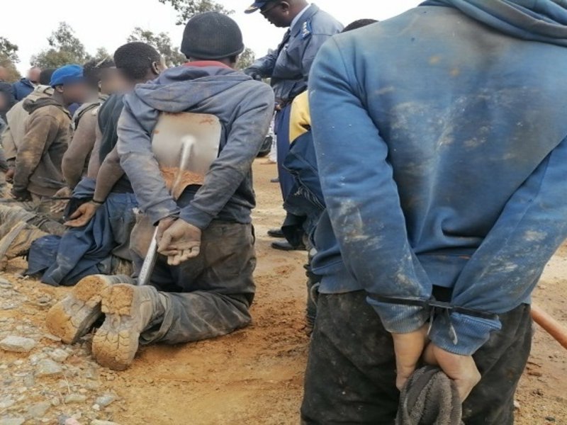 Illegal miners