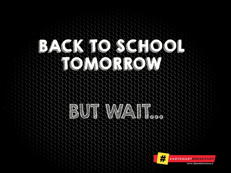 Darren blog - Back to school
