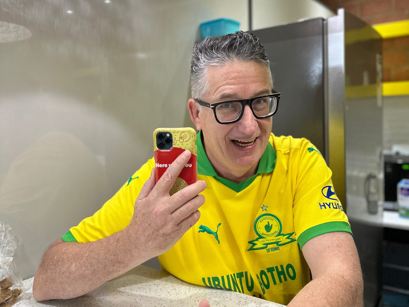 Darren and his phone