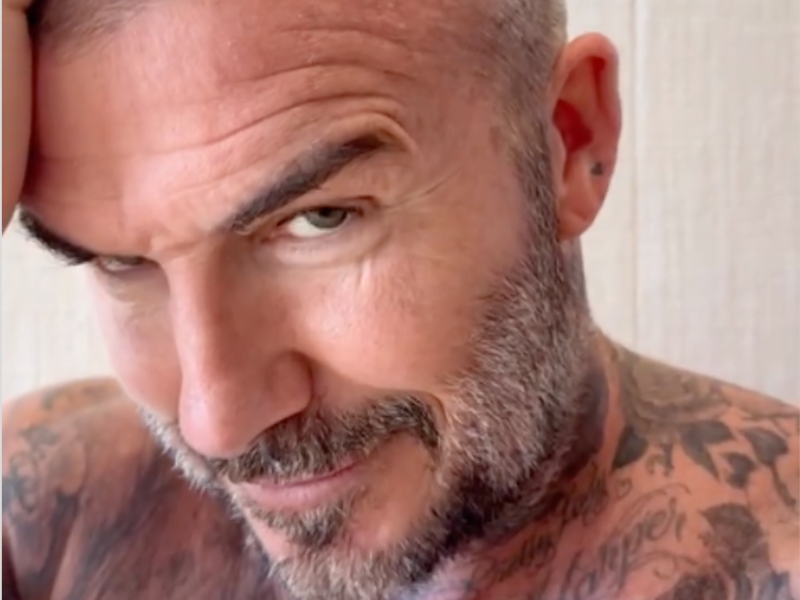 WATCH: Victoria Beckham shares David's hilarious hair accident