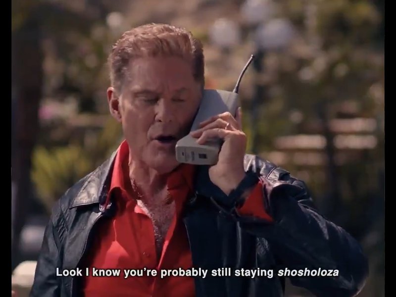 David Hasselhoff speaks Zulu Chicken Licken ad