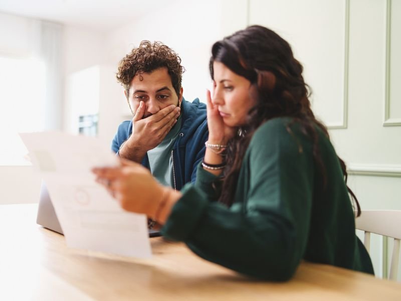 Debt stock image