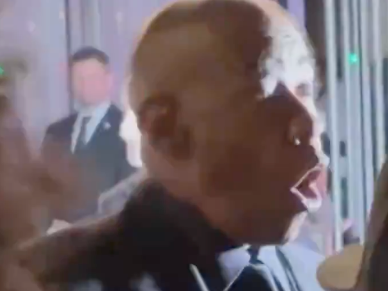 VIDEO: A-list actor lashes out at fans outside event
