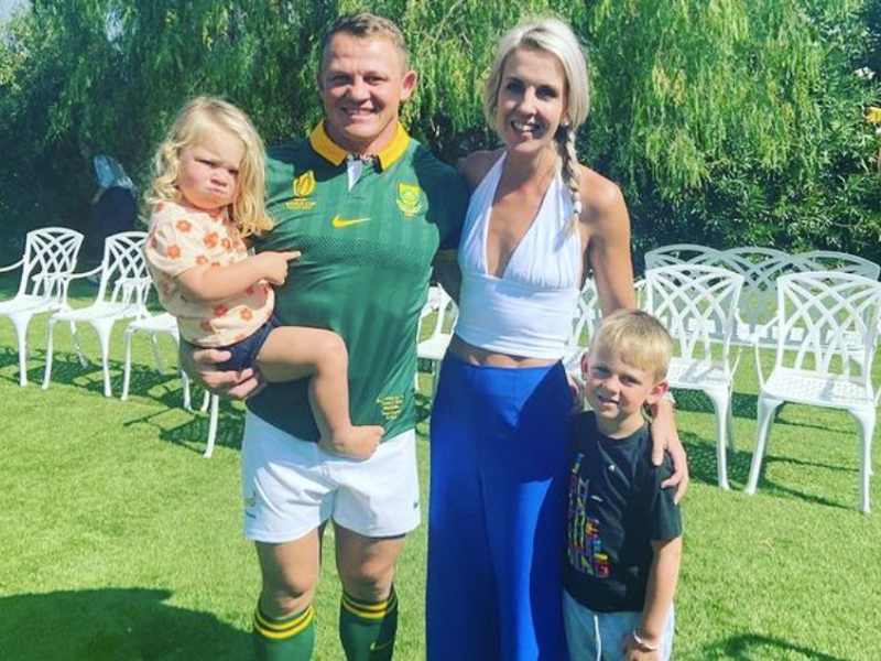 Deon Fourie goes straight to father in icu after landing