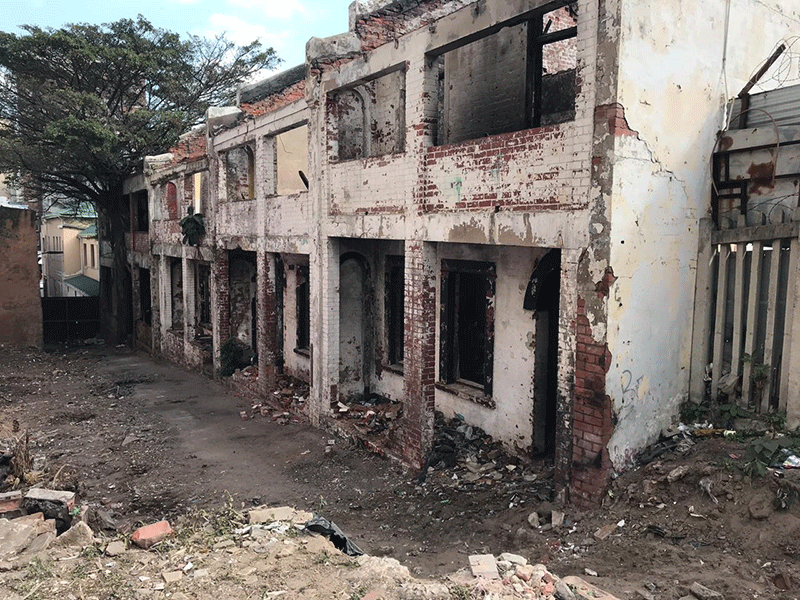 Derelict buildings