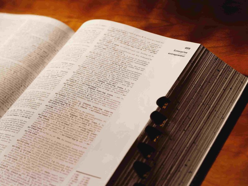 Open dictionary