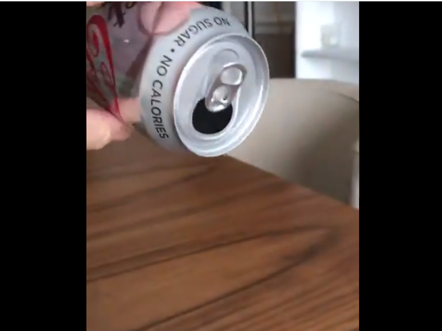 empty diet coke