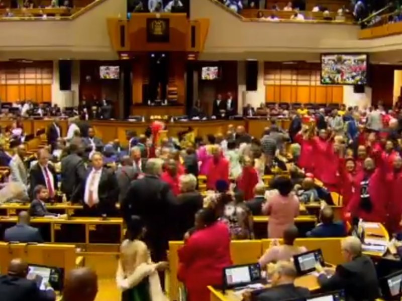 EFF disrupt SONA