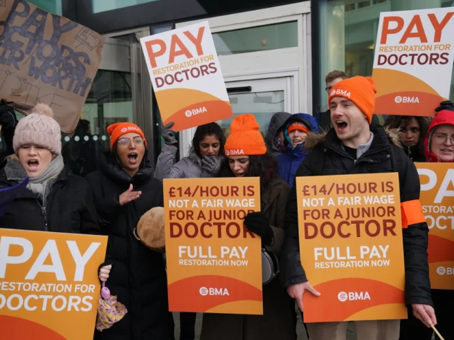 England's health service set for 'catastrophic' doctors' strike