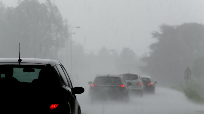 Driving in the rain