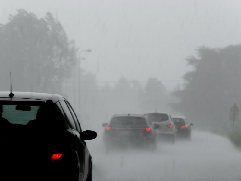 Driving in the rain