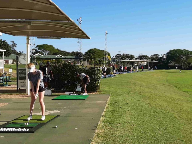 Get some shots in at the Mount Edgecombe driving range