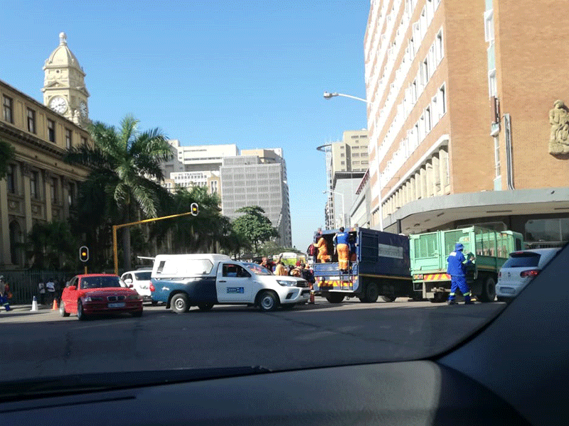 DSW protest in Durban CBD