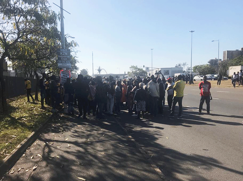 Durban CBD protest