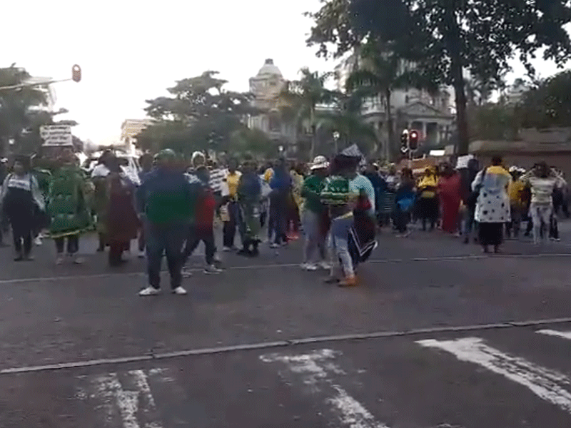 Durban CBD protest