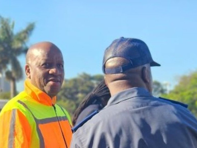 cropped KZN Premier Thami Ntuli police immigrants bust