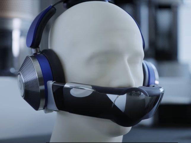 Dyson headphones with air purifier