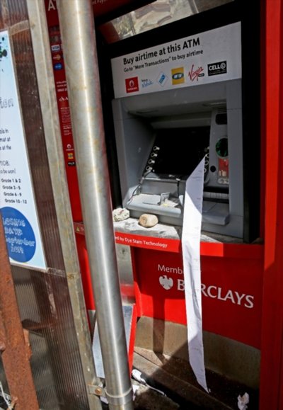 Two men arrested for attempting to break open an ATM in North West
