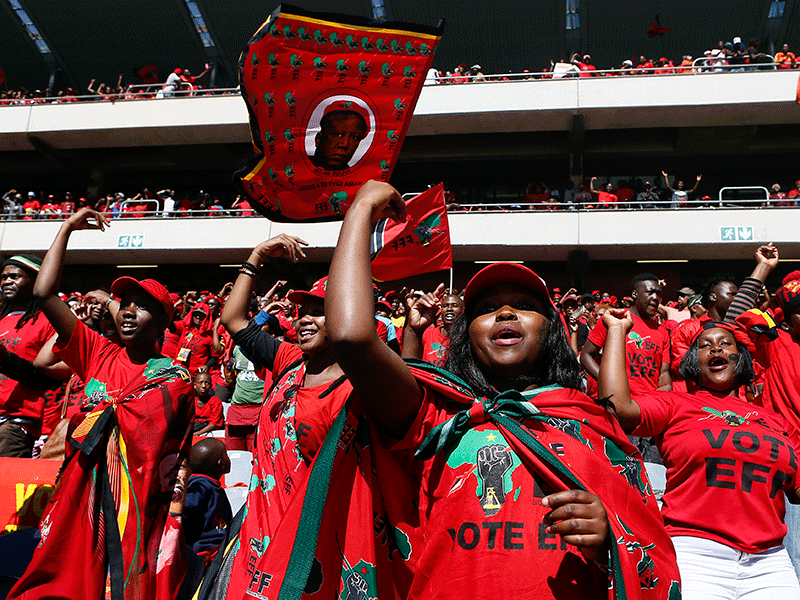EFF rally at Orlando Stadium, Johannesburg, general elections 2019, elections