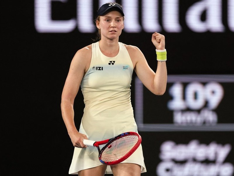 Elena Rybakina into 2026 Australian Open final
