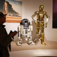 exhibits from the Star Wars gallery