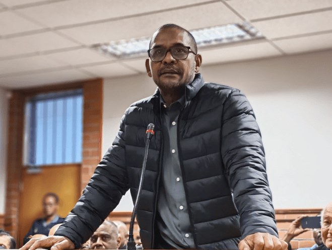 Member of Parliament Fadiel Adams appears in court