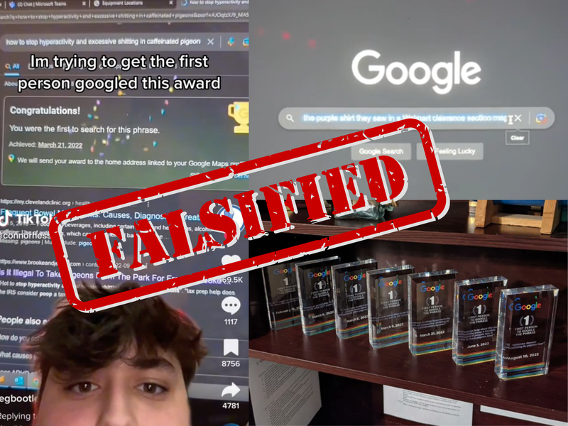 WATCH: "I'm trying to get the first term googled award"