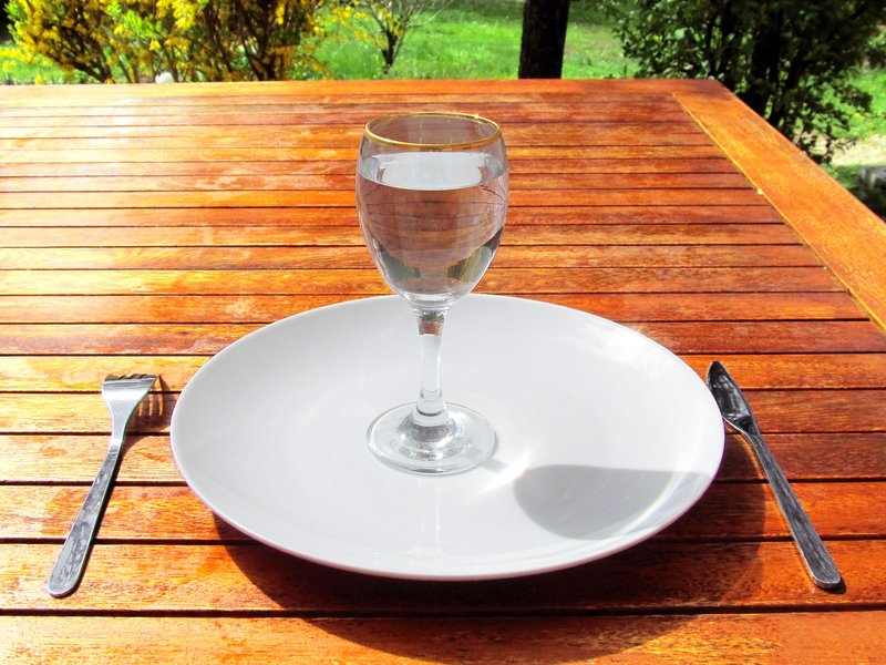 Empty plate