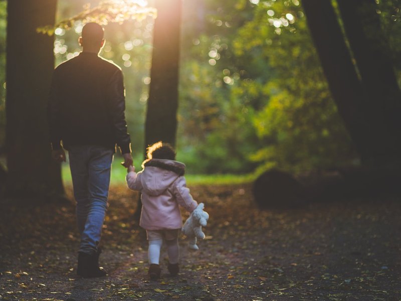Father and daughter