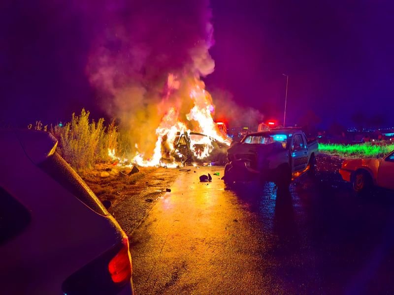 One Deceased and Six Injured in Horrific Multi-Vehicle Inferno
