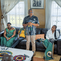 ANC SG Fikile Mbalula at Solomon Mahlangu home 2026