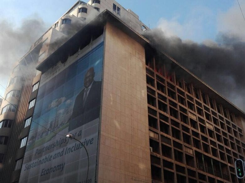 Makhura office fire
