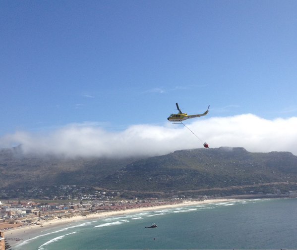 PHOTOS Fish Hoek fire flares up again