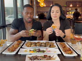 WATCH: Food influencers hit by car crashing into restaurant