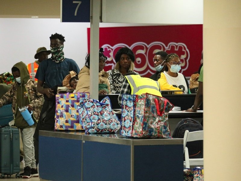Ghana nationals repatriated from South Africa arrive in Accra