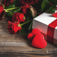 Valentine's Day flowers and gift