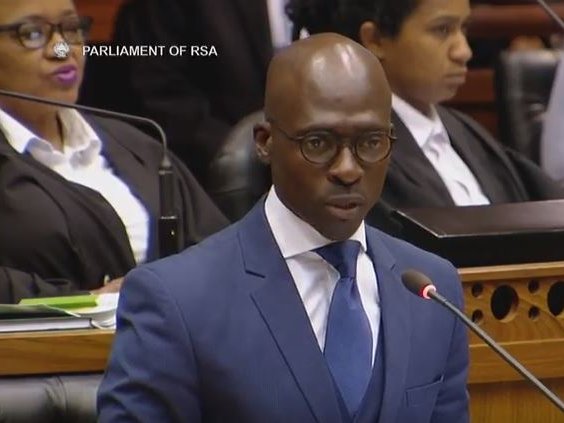 Gigaba Parliament