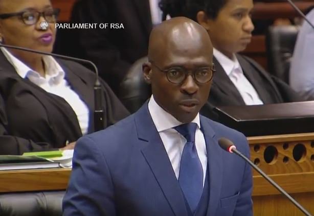 Gigaba Parliament