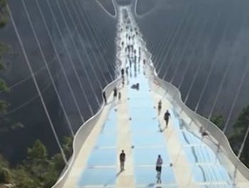 Glass bridge