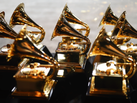 Grammy award trophies